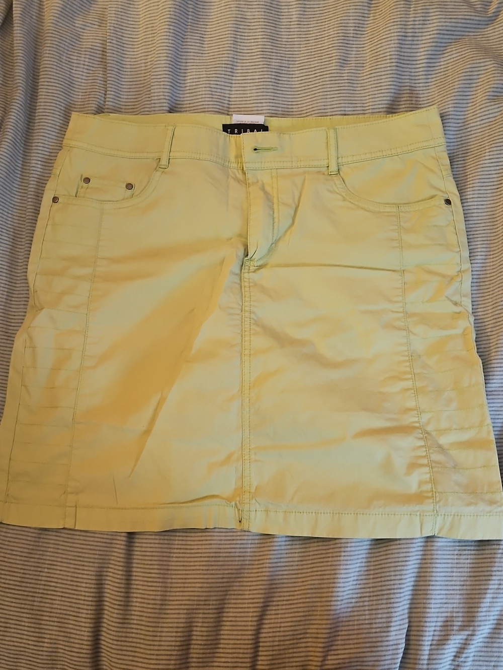 Tribal Light Lime Green Women’s Skort